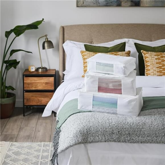 Organic Cotton Sweater Storage Bag Closet Organizer Cashmere Clothes Garment Cov - Picture 2 of 7